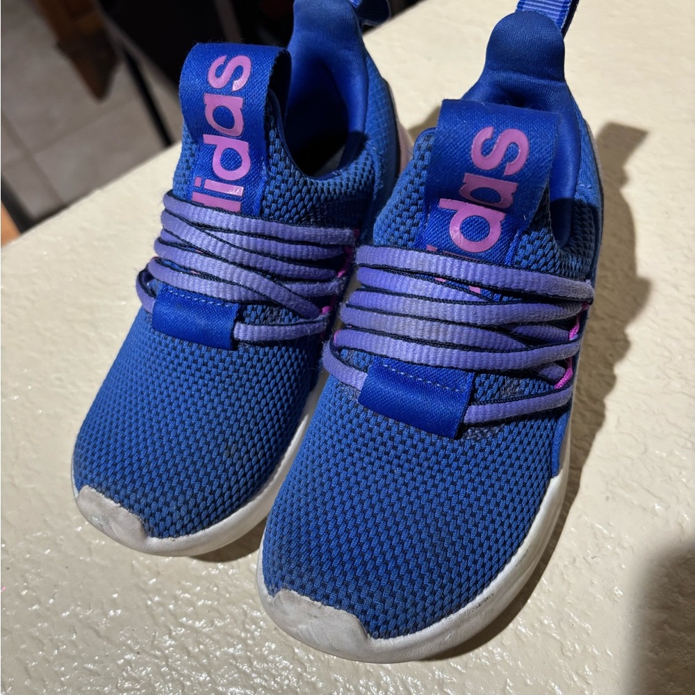 Adidas Blue and Purple Sneakers | Girl Size 11